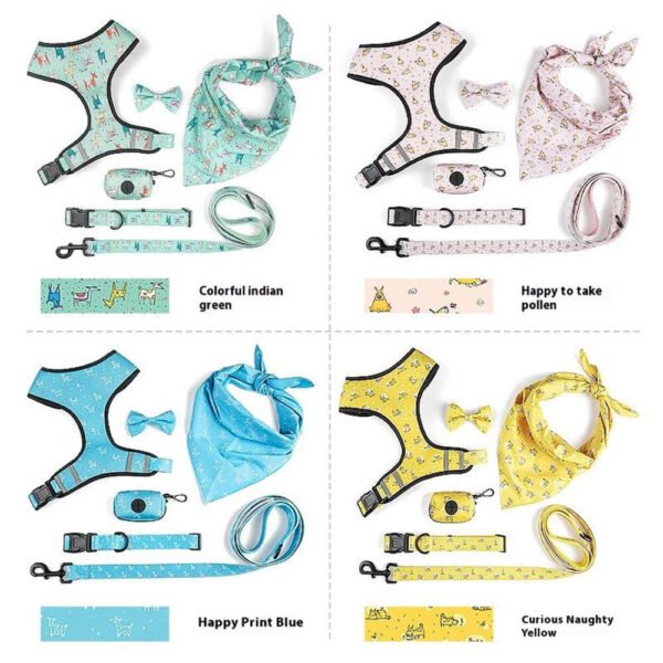 custom Dog Harness Reversible Set 4