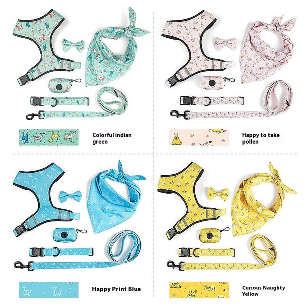 custom Dog Harness Reversible Set