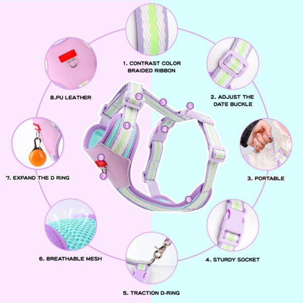 mesh dog harness